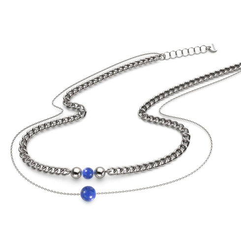 Lapis x Silber | Edelsteinkette